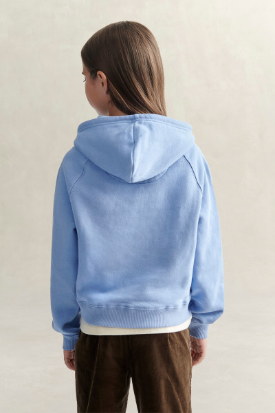 MIKINA GANT COLLEGE GRAPHIC CROP HOODIE - Fotografie č. 2