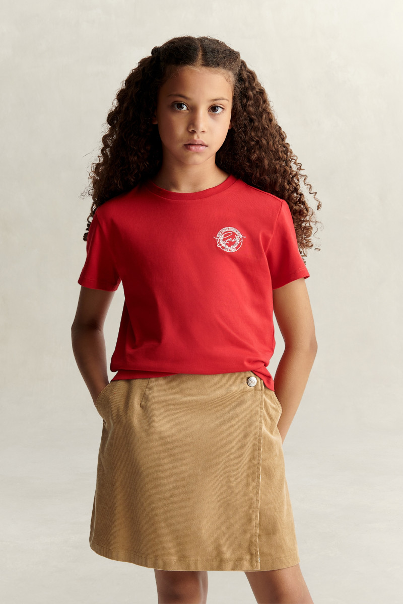 TRIČKO GANT CREST T-SHIRT RUBY RED