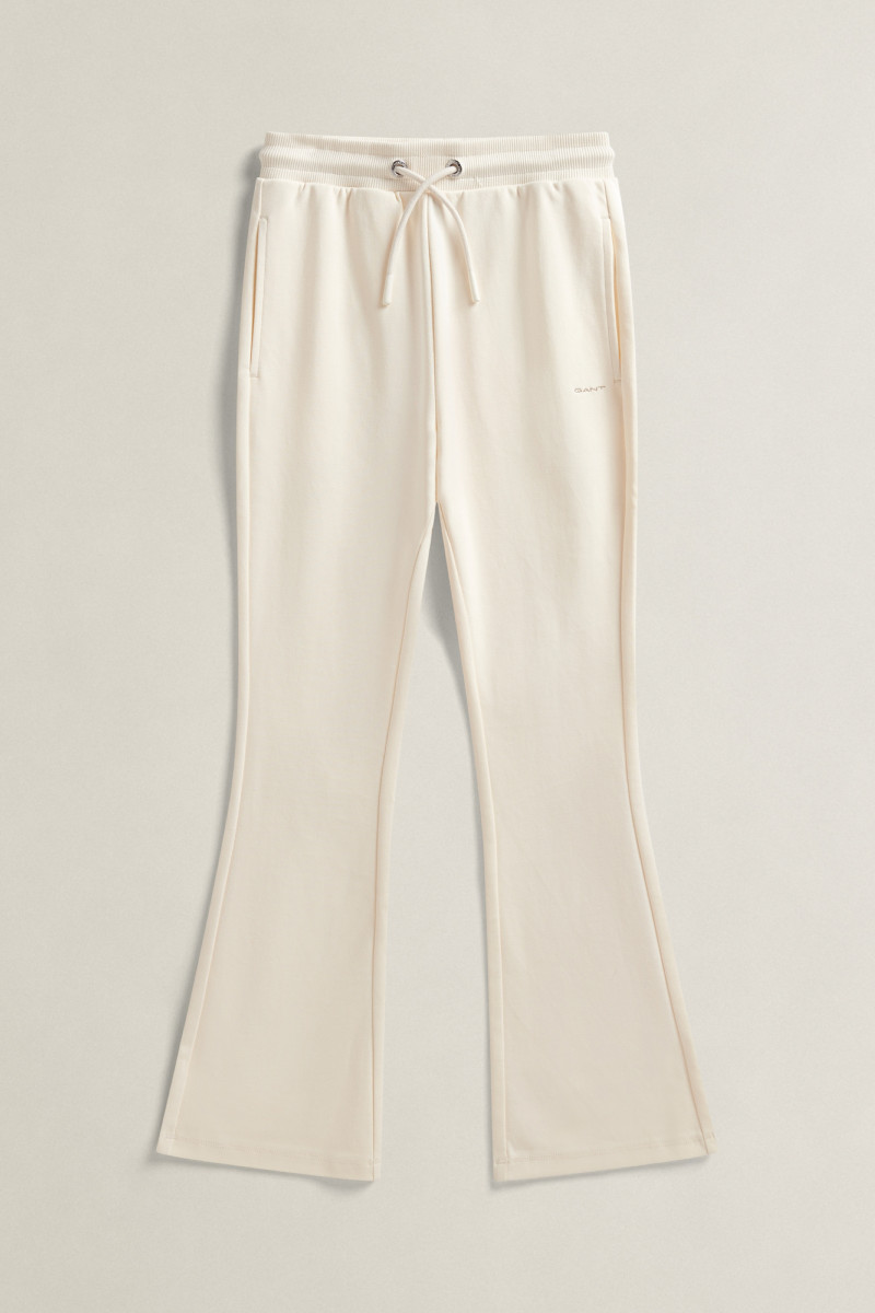 TEPLÁKY GANT BOOTCUT SWEATPANTS CREAM