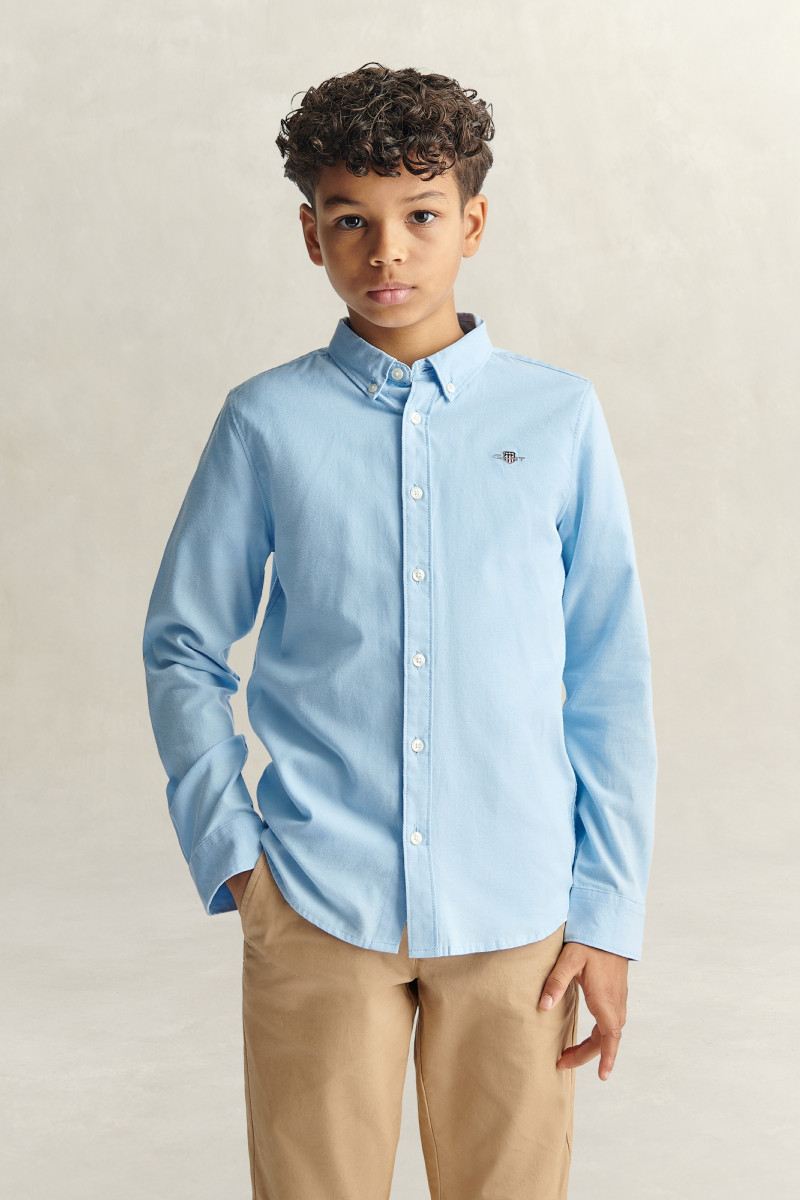 KOŠEĽA GANT SHIELD OXFORD SHIRT LIGHT BLUE