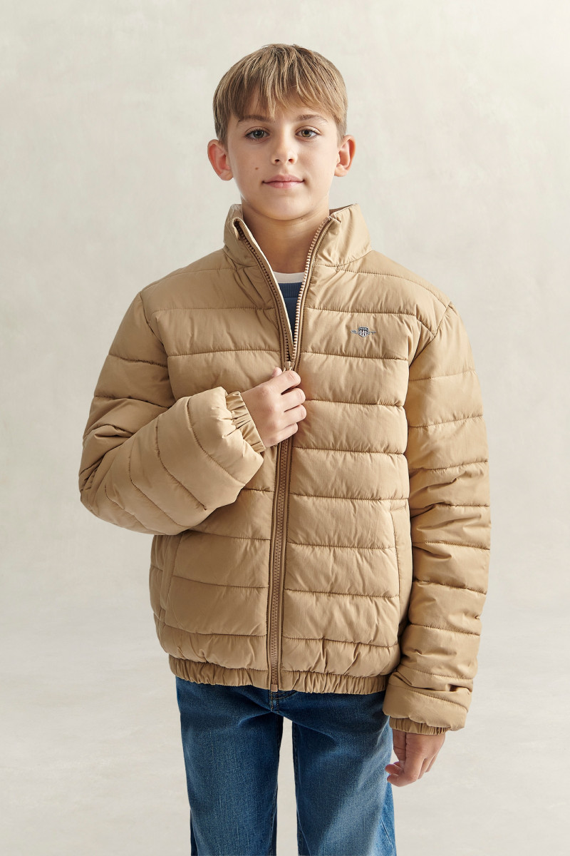 BUNDA GANT LIGHTWEIGHT QUILTED JACKET DARK KHAKI