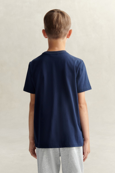 TRIČKO GANT UNIVERSITY TOWN SS T-SHIRT - Fotografia č. 4