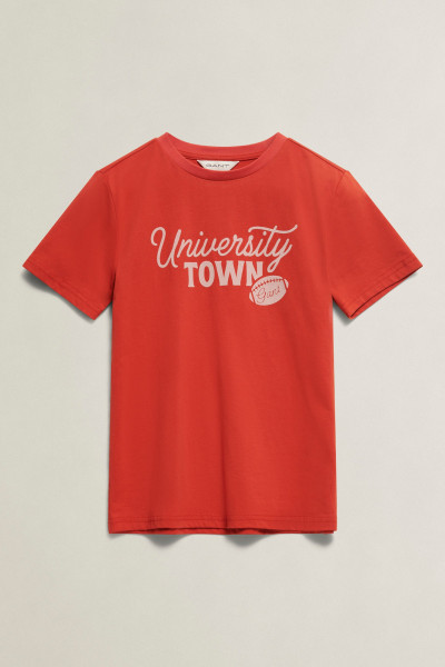 TRIČKO GANT UNIVERSITY TOWN SS T-SHIRT - Fotografia č. 1