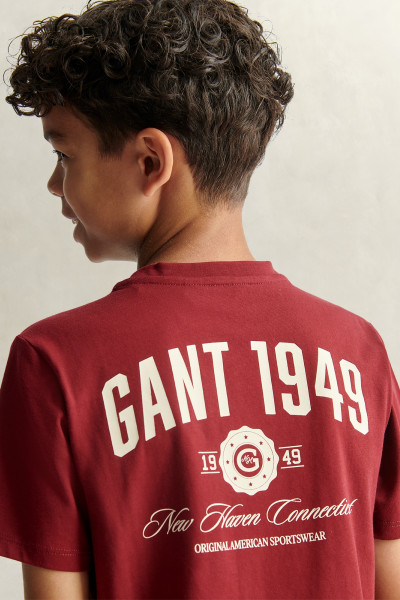TRIČKO GANT NEW HAVEN T-SHIRT - Fotografia č. 3