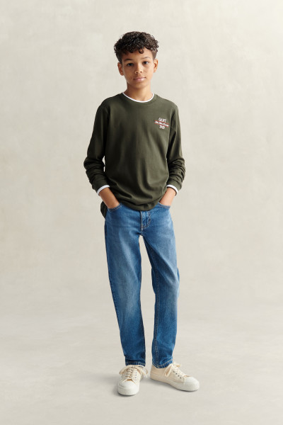 TRIČKO GANT CREST LS T-SHIRT - Fotografia č. 3