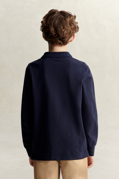 POLOKOŠEĽA GANT SHIELD LS PIQUE POLO SHIRT - Fotografia č. 2