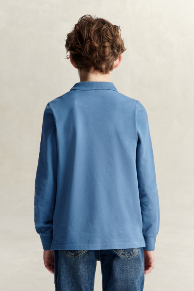 POLOKOŠEĽA GANT SHIELD LS PIQUE POLO SHIRT - Fotografia č. 2