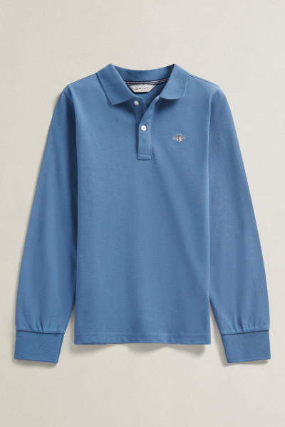 POLOKOŠEĽA GANT SHIELD LS PIQUE POLO SHIRT - Fotografia č. 5