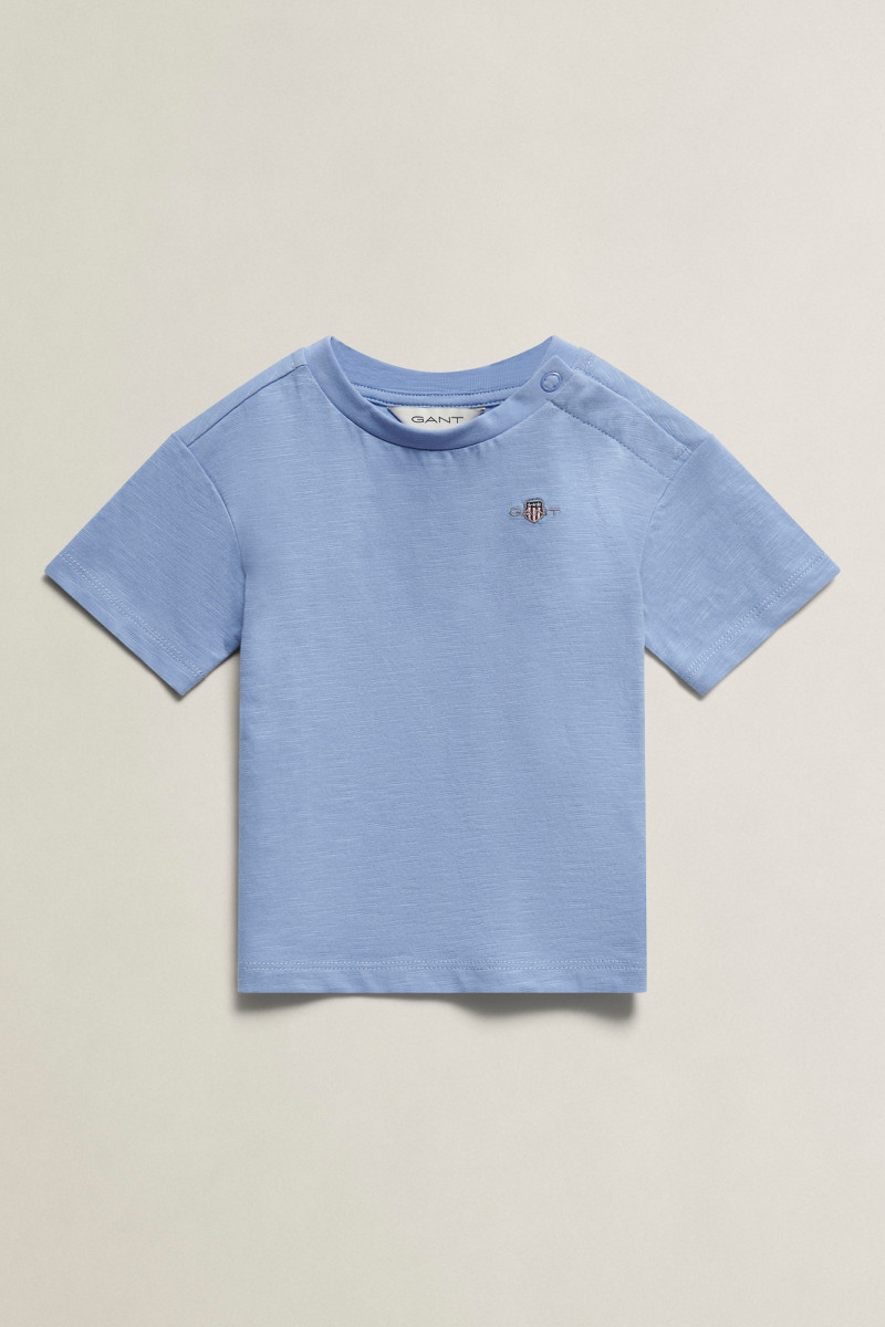 TRIČKO GANT SHIELD SS SLUB T-SHIRT MISTY LAVENDER