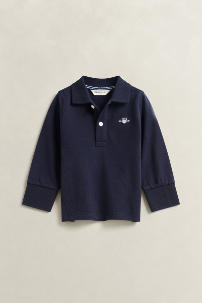 POLOKOŠEĽA GANT SHIELD LS PIQUE POLO SHIRT - Fotografia č. 1