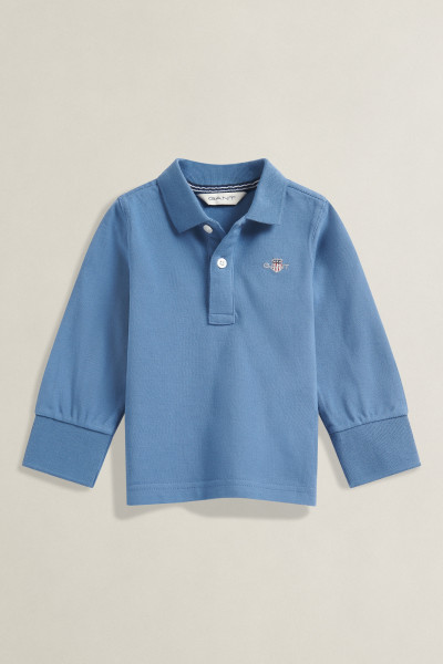 POLOKOŠEĽA GANT SHIELD LS PIQUE POLO SHIRT - Fotografia č. 1