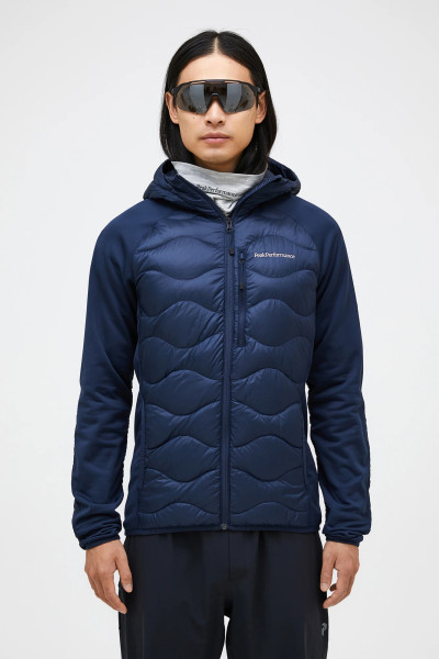 BUNDA PEAK PERFORMANCE M HELIUM DOWN HYBRID HOOD-AVID BEIGE - Fotografia č. 1