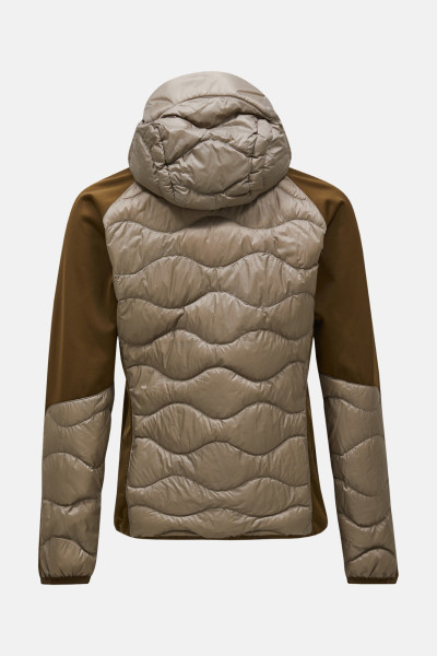 DZSEKI PEAK PERFORMANCE M HELIUM DOWN HYBRID HOOD-AVID BEIGE - Kép 3