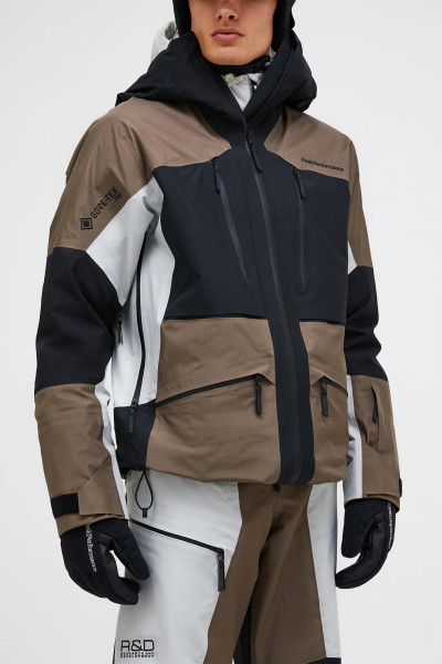 BUNDA PEAK PERFORMANCE M VERTICAL GORE-TEX PRO J-OFFBLACK - Fotografie č. 3