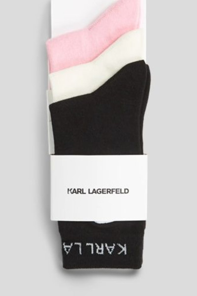 ZOKNI KARL LAGERFELD K/IKON SOCK 3PK - Kép 4