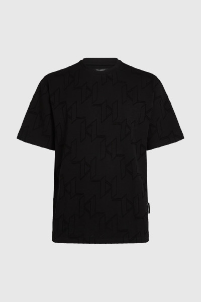 PÓLÓ KARL LAGERFELD KL MONOGRAM DESIGN T- SHIRT - Kép 5