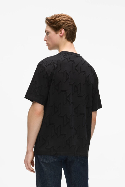 PÓLÓ KARL LAGERFELD KL MONOGRAM DESIGN T- SHIRT - Kép 2