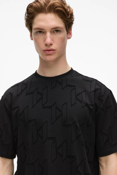 PÓLÓ KARL LAGERFELD KL MONOGRAM DESIGN T- SHIRT - Kép 3