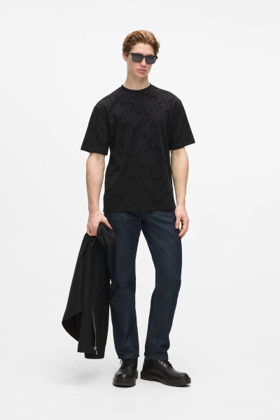 PÓLÓ KARL LAGERFELD KL MONOGRAM DESIGN T- SHIRT - Kép 4
