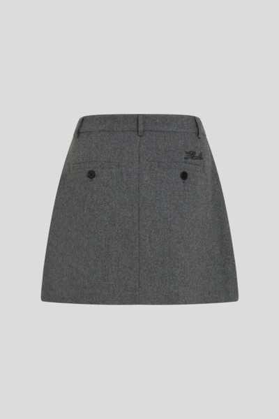 SZOKNYA KARL LAGERFELD FLANNEL PLEATED MINI SKORT - Kép 2