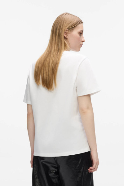 PÓLÓ KARL LAGERFELD RHINESTONE AUTOGRAPH T-SHIRT - Kép 2