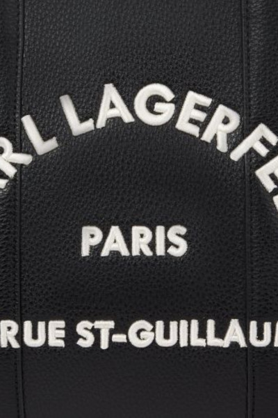 RETIKÜL KARL LAGERFELD K/RSG MD SQUARE TOTE SHEARLING - Kép 4