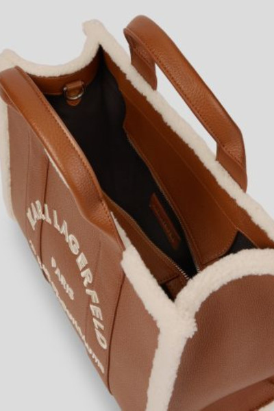 RETIKÜL KARL LAGERFELD K/RSG MD SQUARE TOTE SHEARLING - Kép 3
