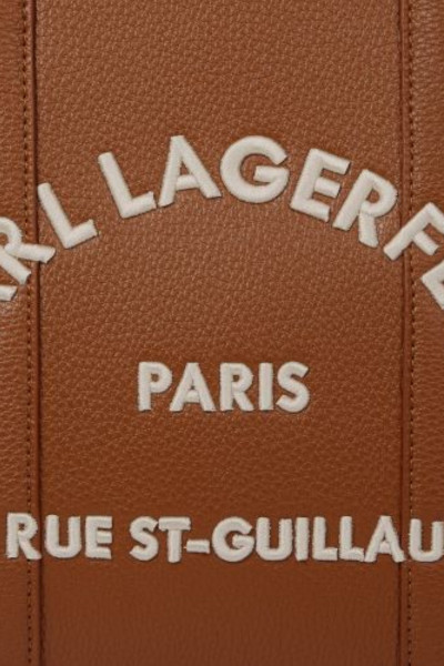 RETIKÜL KARL LAGERFELD K/RSG MD SQUARE TOTE SHEARLING - Kép 4