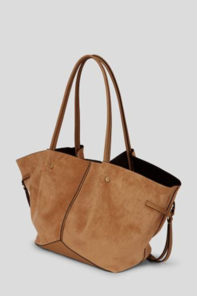 RETIKÜL KARL LAGERFELD K/PIERCED LG TOTE SUEDE - Kép 2