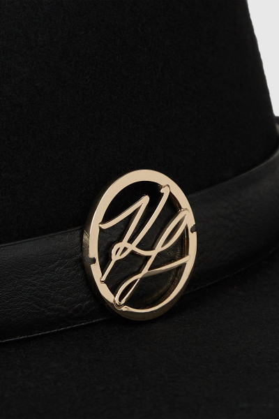 KLOBÚK KARL LAGERFELD K/AUTOGRAPH FEDORA - Fotografia č. 4