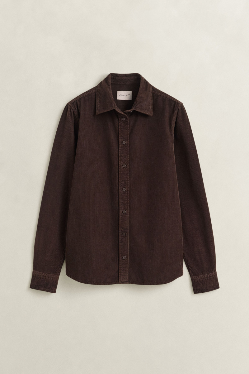 KOŠEĽA GANT REG CORDROY SHIRT DEEP BROWN