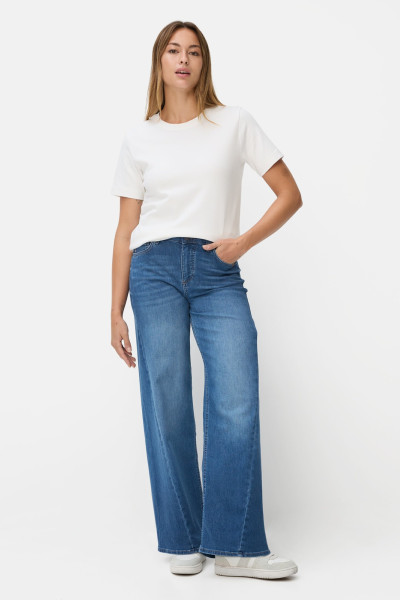 DŽÍNSY CAMEL ACTIVE 5-PKT DENIM WIDE FIT - Fotografia č. 2